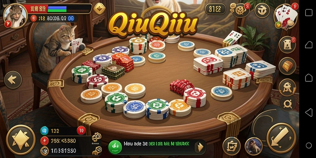 Tampilan menarik gameplay QiuQiu di 8180.
