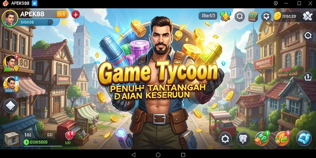 Tangkapan layar APEK88 menampilkan gameplay Tycoon yang mendebarkan dan penuh strategi.