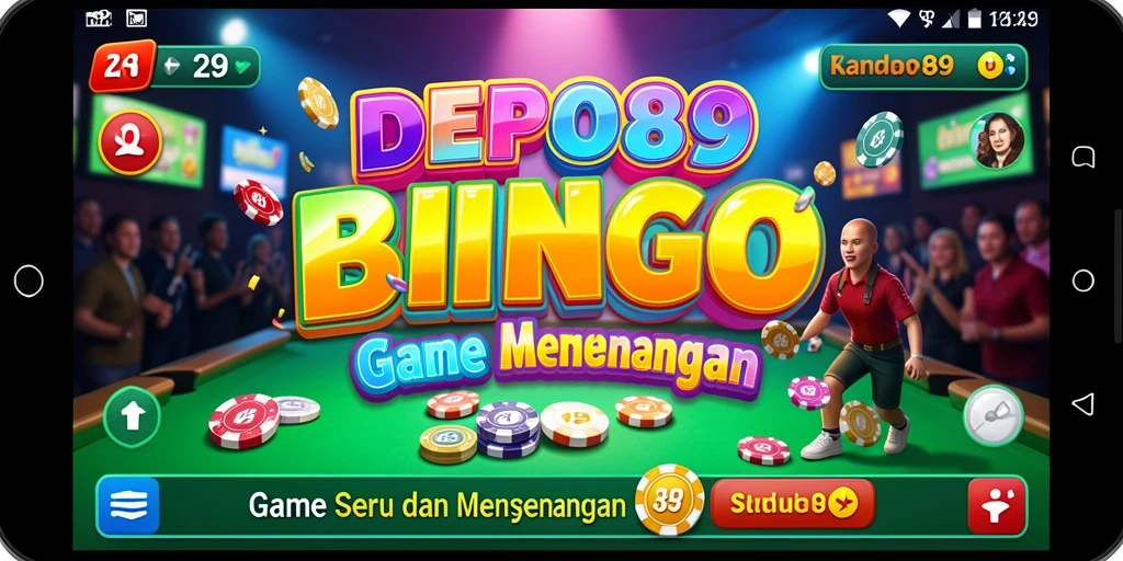 Tampilan gameplay menarik dari DEPO89 dengan Bingo yang seru.