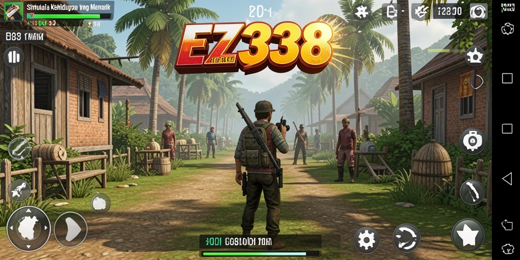 Gameplay menakjubkan dalam EZ338 dengan berbagai fitur menarik.