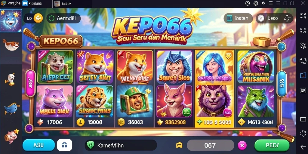 Tampilan gameplay Slot yang menarik dan seru di KEPO66.