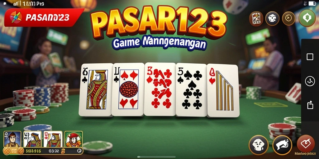 Tampilan gameplay PASAR123 yang menarik dan interaktif.