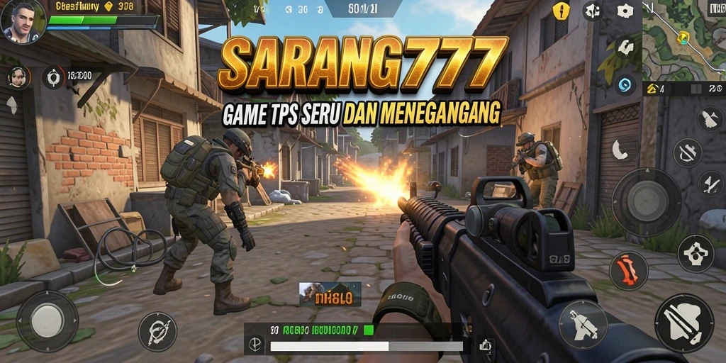 Screenshot menunjukkan momen pertempuran seru dalam game TPS.