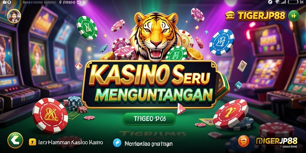 Tampilan gameplay seru dan interaktif dari TIGERJP88.
